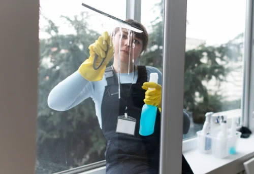 Nettoyage de vitres intérieures et extérieures à Antogny-le-Tillac